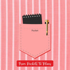 Motivational Pocket Diary A7 Size (10.5 x 7.5 cm) – Pack of 12 Mini Notepads, 100 Ruled Pages, Designer Wiro-Bound Pocket Notebooks for Notes, Office, Kids, Men, Women, Girls