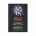 Bhairav Kotwal Aarti Poster for Mandir and Home, 12x18 Inch 300 GSM Paper, Laminated, Self Adhesive, God Arti Poster for Wall, Decor Mandir, Pooja Room, Home Temple