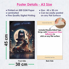 Lord Shiva Posters, (12 x 18 Inch), 300 GSM Paper, Laminated, Self Adhesive Back, Perfect For Home Decor, Living Room, Pooja Room, Wall Decor, Gift