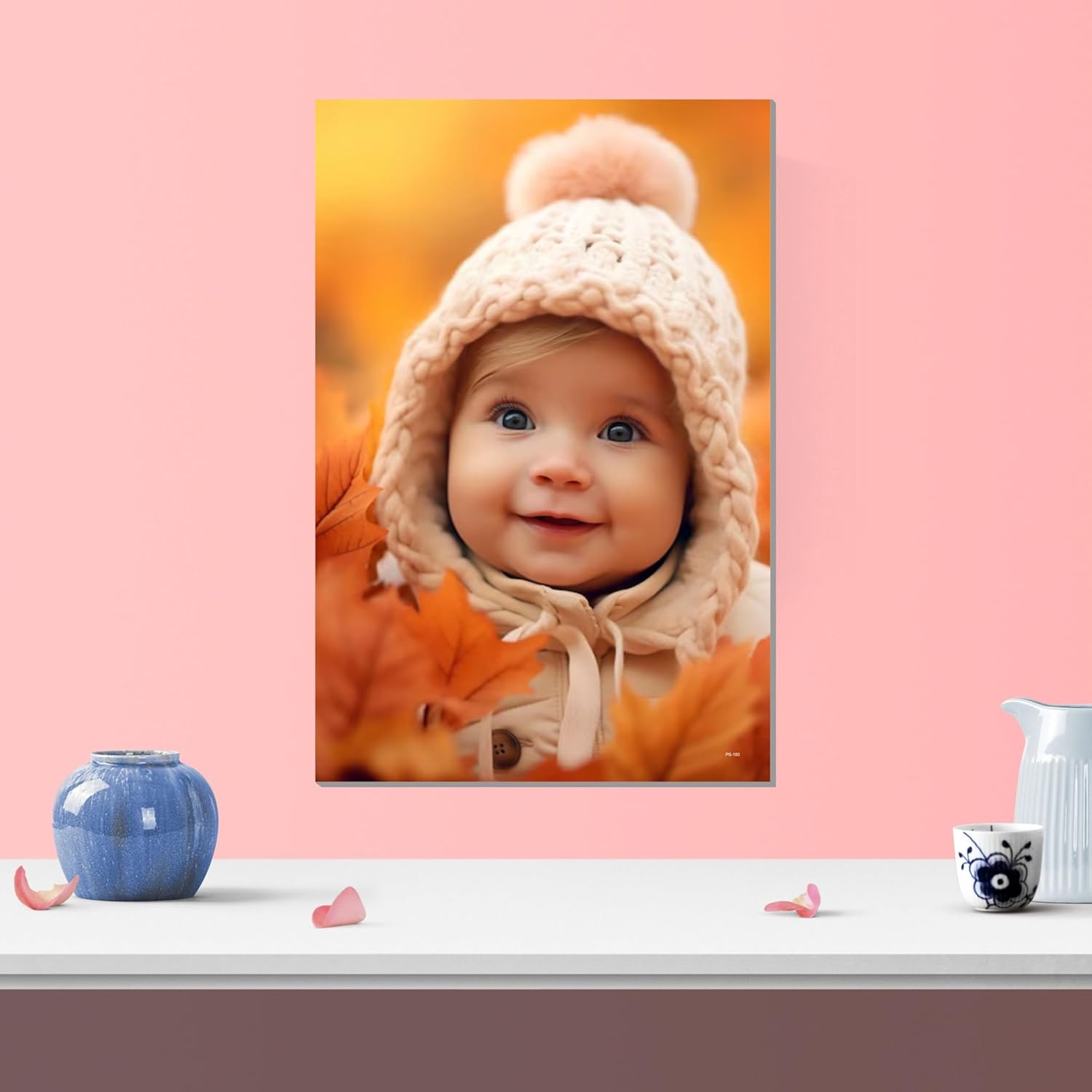 Cute Baby Poster for Pregnant Women (12 x 18 inch) 300 GSM Paper, Laminated Self Adhesive Back, Baby Pictures, Wall Art Posters for Bedroom, Home Decor, Living Room