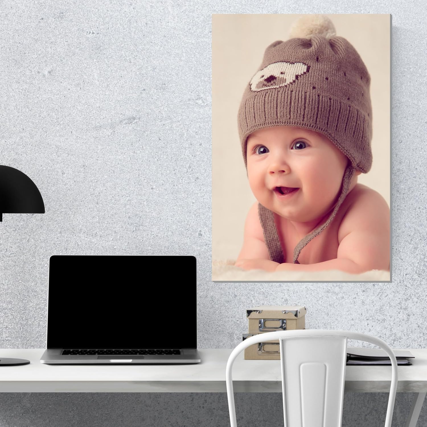 Cute Baby Poster for Pregnant Women (12 x 18 inch) 300 GSM Paper, Laminated Self Adhesive Back, Baby Pictures, Wall Art Posters for Bedroom, Home Decor, Living Room