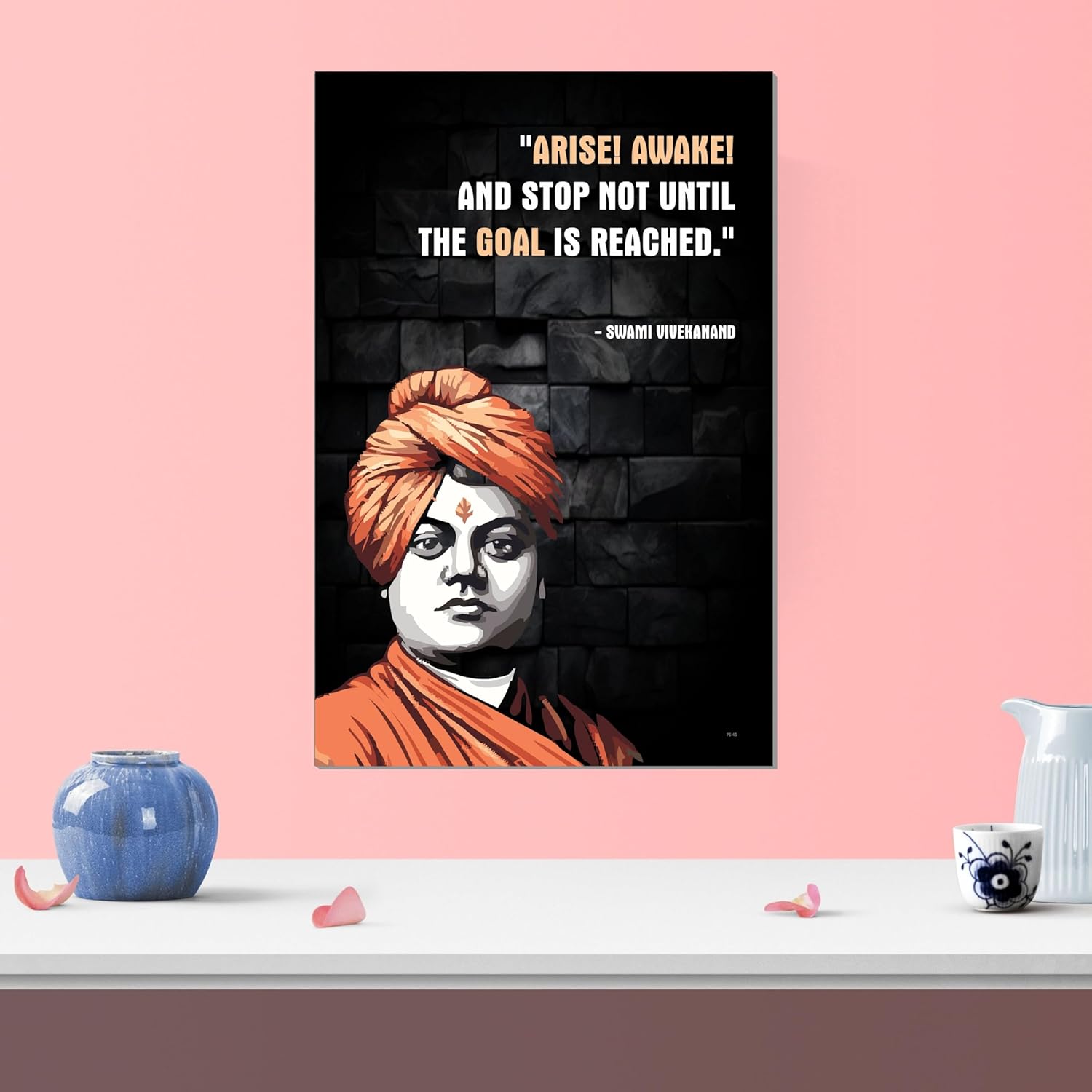 Motivational Wall Posters Unframed (12 x 18, 300 GSM - Pack of 6 Posters), Famous Quotes Wall Art for Room Decoration, Inspirational Quotes Poster