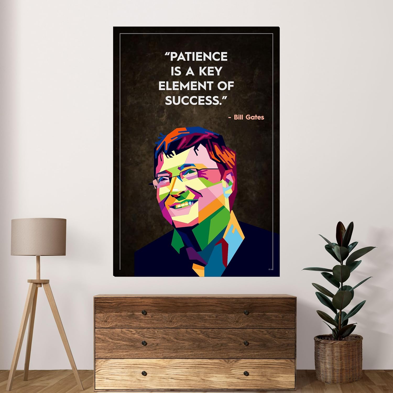 Motivational Posters & Inspirational Slogan (12 x 18 Inch), 300 GSM Paper, Laminated, Self Adhesive Back, Famous Quotes Wall Art, Perfect For Home Decor, Living Room, Wall Decor, Gift