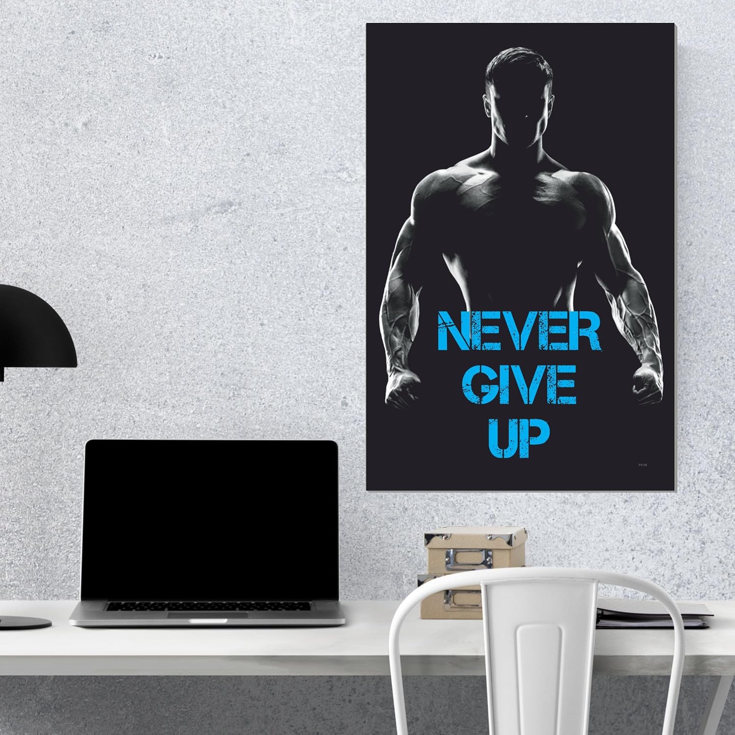 Gym Posters for Wall Motivation (12 x 18 inch, 300 GSM) - Workout, Exercise, Bodybuilders, Fitness Center - Jumbo Pack 6 Posters