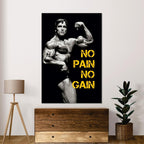 Gym Posters for Wall Motivation (12 x 18 inch, 300 GSM) - Workout, Exercise, Bodybuilders, Fitness Center - Jumbo Pack 6 Posters