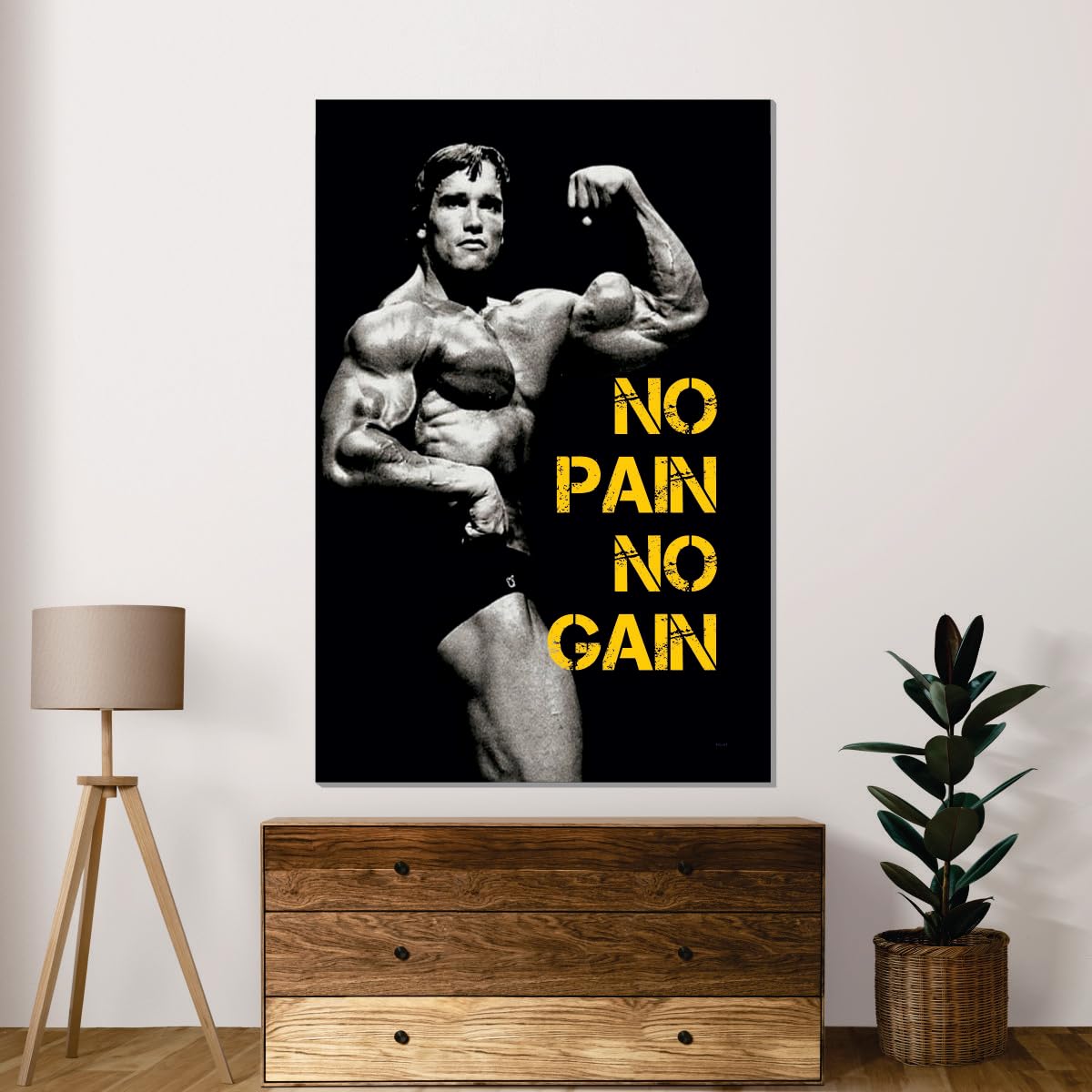 Gym Posters for Wall Motivation (12 x 18 inch, 300 GSM) - Workout, Exercise, Bodybuilders, Fitness Center - Jumbo Pack 6 Posters