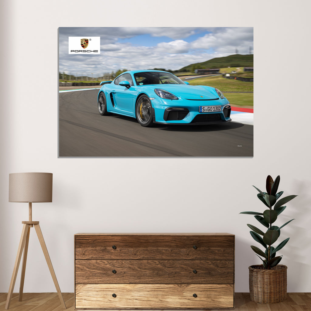 Car Design Poster, (12 x 18 inch), Wall Art Laminated Self Adhesive Back, Sports Car Poster For Wall Decor, Home Decor, Kids Room, Living Room Gifting