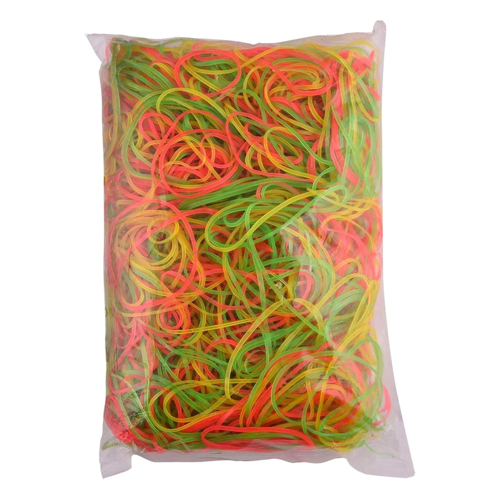 3" Inches Rubber Bands For Office use, Home & Kitchen, packing office stationery Assorted elastic stretchable Rubber Bands