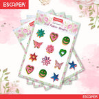 Assorted Felt Shapes for Craft, Precut Felt Butterflies, Stars, Hearts Flowers & Many Shapes, Colorful Felt Shapes for Craft, Card Making, Applique & DIY Decoration Projects