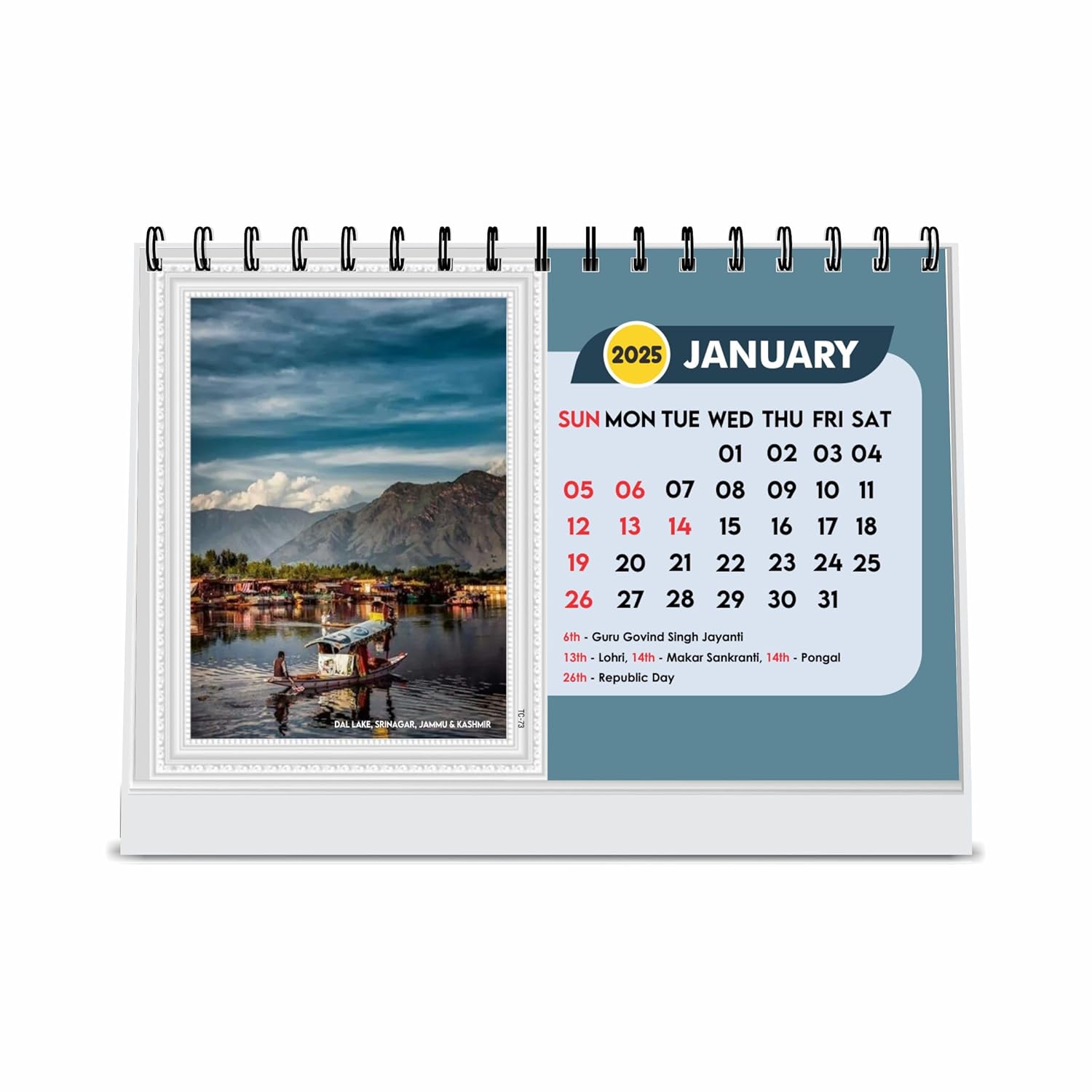 Travel Calendar 2026 Desk, World Destinations Table Calendar 2026, Seven Wonders of World Holiday Calendar, New Year Gift for Travel Lovers