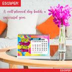 Good Things Motivational Desk Calendar 2026 with Quotes, A5 Size 8.5" x 5.75", New Year Calendar 2026, Table Calendar for Gifting, Cute Desk Accessory