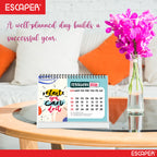 I Can I Will Motivational Desk Calendar 2026 with Quotes, A5 Size 8.5" x 5.5", Table Top Calendar 2026, Study Table Calendar, New Year Desk Calendar for Office & Gifting
