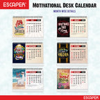 You Are Strong 2026 Motivational Desk Calendar with Quotes, A5 Size Desktop Calendar for Study, Office, Cute New Year Calendar & Inspirational Gift