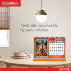 Lord Shiva Table Calendar 2026, Mahadev Desk Calendar 2026, A5 Size New Year Calendar for Office, Study Table & Divine Gifting, Bholenath Calendar