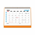 Desk Planner & Table Calendar – A5 Daily Organiser for Home, Office & Study - Track Tasks, Notes, Meetings, Deadlines and Important Dates, 2026 New Year Gift