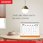 Desk Planner & Table Calendar – A5 Daily Organiser for Home, Office & Study - Track Tasks, Notes, Meetings, Deadlines and Important Dates, 2026 New Year Gift