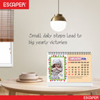 Cute Baby Desk Calendar 2026, A5 Size (8.5 x 5.75 inch), 2026 Table Calendar for Office Desk, Study and Home Table, Baby Boy and Girl Themes, New Year Gift for Women and Family