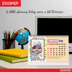 Cute Baby Desk Calendar 2026, A5 Size (8.5 x 5.75 inch), 2026 Table Calendar for Office Desk, Study and Home Table, Baby Boy and Girl Themes, New Year Gift for Women and Family