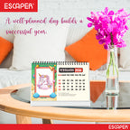 Magical Unicorn 2026 Desk Calendar – A5 size, 16 Pages Table Calendar for Home, Office & Kids, New Year Gift - Believe in Unicorns Calendar 2026, Cartoon Calendar