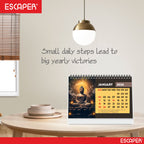 Lord Buddha Calendar 2026 Desk – Buddha Table Calendar, Buddha Photo & Painting Calendar, A5 New Year Desk Calendar, Mindfulness Gift