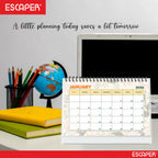 Floral 2026 Desk Planner & Table Calendar – A5 Daily Organiser for Home, Office & Study, Desk Calendar 2026 to Track Tasks, Notes, Meetings & Important Dates, New Year Gift