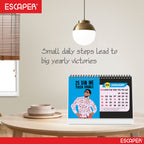 Famous Bollywood Dialogues Calendar 2026 Desk – Bollywood Movie Quotes, Iconic Actor Lines, Cinema Table Calendar, A5 Desk Calendar for Bollywood Fans