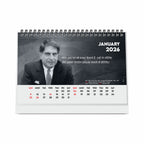Famous Legend Ratan Sir Desk Calendar 2026, A5 Size, Motivational Table Calendar 2026, Inspirational Photo Calendar 2026 Perfect For Home & Office Decor, Inspirational Calendar 2026