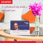 Famous Legend Ratan Sir Desk Calendar 2026, A5 Size, Motivational Table Calendar 2026, Inspirational Photo Calendar 2026 Perfect For Home & Office Decor, Inspirational Calendar 2026