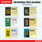 Dream Plan Do Motivational Desk Calendar 2026 – A5 Table Calendar 2026 with Inspirational Quotes, Desktop Calendar 2026, Motivational Calendar for Desk, New Year Calendar 2026