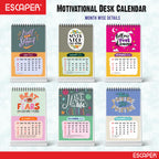 Awesome Motivational Desk Calendar 2026 with Quotes, A5 Size (5.75" x 8.5") Table Calendar for Office, Study, or Home, New Year Calendar 2026 for Gifting, Cute Desk Accessory