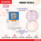 Awesome Motivational Desk Calendar 2026 with Quotes, A5 Size (5.75" x 8.5") Table Calendar for Office, Study, or Home, New Year Calendar 2026 for Gifting, Cute Desk Accessory