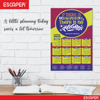 Motivational New Year Wall Calendar 2026 (45x30 cm) Laminated, 300 GSM Paper, Self Adhesive Back, Inspirational Quotes Wall Art For Home & Office Decor, Study Room
