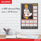 Lord Hanuman Wall Calendar 2026 hanging (45 x 30 cm), Bajrangbali hanging, Hanuman Ji, Religious, Hindu God Wall Calendar 2026, New Year Calendar