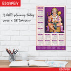 Lord Hanuman Wall Calendar 2026 hanging (45 x 30 cm), Bajrangbali hanging, Hanuman Ji Wall Calendar 2026, Religious, Hindu God, New Year Calendar 2026