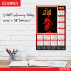 Lord Hanuman Wall Calendar 2026 hanging (45 x 30 cm), Bajrangbali hanging Wall Calendar 2026, Hanuman Ji, Religious, Hindu, New Year Calendar 2026