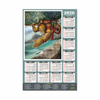 Lord Hanuman Wall Calendar 2026 hanging (45 x 30 cm), Bajrangbali hanging, Hanuman Ji Wall Calendar 2026, Religious, Hindu God, New Year Calendar 2026