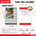 Lord Hanuman Wall Calendar 2026 hanging (45 x 30 cm), Bajrangbali hanging, Hanuman Ji Wall Calendar 2026, Religious, Hindu God, New Year Calendar 2026