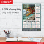 Lord Hanuman Wall Calendar 2026 hanging (45 x 30 cm), Bajrangbali hanging, Hanuman Ji Wall Calendar 2026, Religious, Hindu God, New Year Calendar 2026