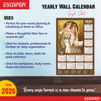 Shree Krishna Wall Calendar 2026 (45 x 30 cm) - Radha Krishna Wall Decor, Laddu Gopal Photo, Bal Krishna Wall Calendar 2026, Religious, Bal Gopal Photo