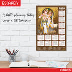 Shree Krishna Wall Calendar 2026 (45 x 30 cm) - Radha Krishna Wall Decor, Laddu Gopal Photo, Bal Krishna Wall Calendar 2026, Religious, Bal Gopal Photo