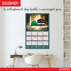 Muslim Wall Calendar 2026 hanging Decoration (45 x 30 cm), Islamic Wall Decor, Arabic Calligraphy, Allah Wall Calendar 2026, Muslim home decor items, New Year Calendar 2026