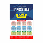 Motivational New Year Wall Calendar 2026 (45x30 cm), Inspirational Quotes Wall Art For Home & Office Decor, Study Table