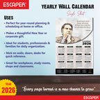 Sir Ratan Tata Motivational Wall Calendar 2026 & Inspirational Quotes (12 x 18), Famous Quotes Wall Calendar 2026, Ideal for Room Decoration, Wall Art