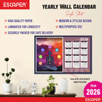 Seven Chakras Yoga Wall Calendar 2026 hanging Decoration (12 x 18), Meditation Wall Calendar 2026 hanging, Yogasana Charts, Asana Chart, Yoga Poses, Meditation Chakras