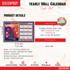 Seven Chakras Yoga Wall Calendar 2026 hanging Decoration (12 x 18), Meditation Wall Calendar 2026 hanging, Yogasana Charts, Asana Chart, Yoga Poses, Meditation Chakras