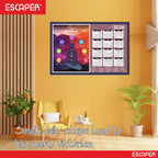 Seven Chakras Yoga Wall Calendar 2026 hanging Decoration (12 x 18), Meditation Wall Calendar 2026 hanging, Yogasana Charts, Asana Chart, Yoga Poses, Meditation Chakras