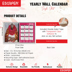 Kamakhya Devi Wall Calendar 2026 (45 x 30 cm), Kamakhya Devi Mandir, Kamakhya Devi Photos, Religious, Hindu Goddess Photos, Hindu Goddess Temple Wall Calendar 2026 for room decoration
