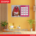 Kamakhya Devi Wall Calendar 2026 (45 x 30 cm), Kamakhya Devi Mandir, Kamakhya Devi Photos, Religious, Hindu Goddess Photos, Hindu Goddess Temple Wall Calendar 2026 for room decoration